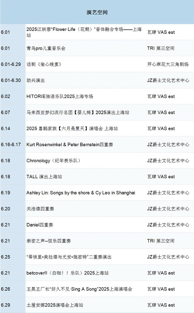 6月艺夏全攻略！一键解锁精彩好戏九游会j9入口登录新版探徐汇